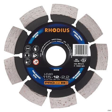 Rhodius Diamond Cutting Disc Proline Ld Veligaa Hardware