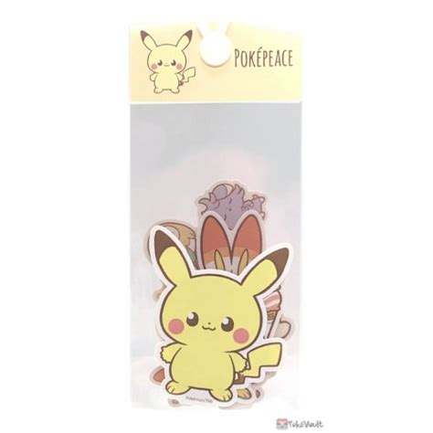 Pokemon 2022 Pikachu Scorbunny Poke Peace Set Of 5 Stickers Version A