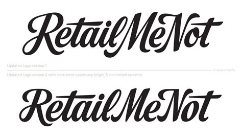 Retail Me Not Typography Letters Retail Me Jessica Hische