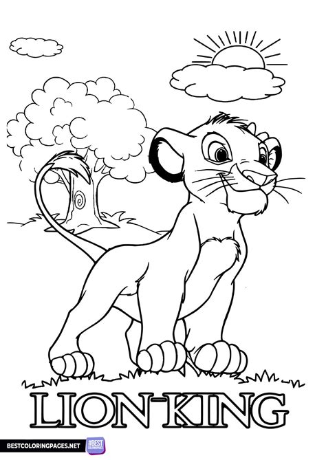 Lion King Coloring Pages Free Printable Coloring Pages