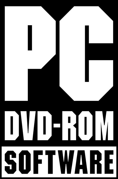 Siyah Beyaz Pc Dvd Rom Yazılım Illüstrasyon Teknisyen Logo Cd Rom