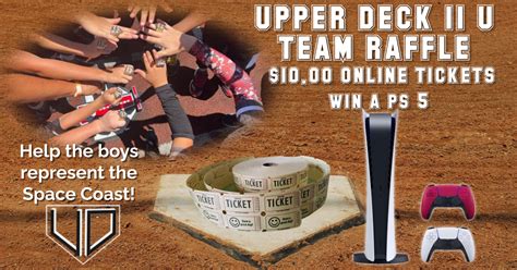 Help Upper Deck 11 U Travel Baseball Raffle Creator