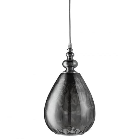 Sm Indiana Pendant Smokey Glass Shade