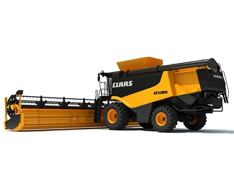 Claas Lexion Combine Harvester 3D model | CGTrader