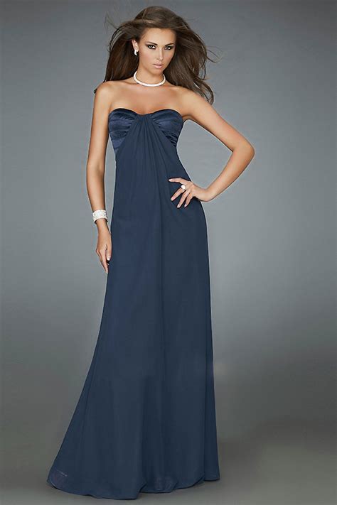 Sexy Herz Ausschnitt Falte Chiffon Ballkleid Abendkleid 800