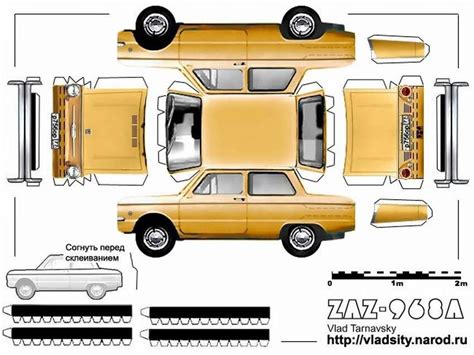 Машины из бумаги развертки | Paper models, Paper model car, Paper crafts