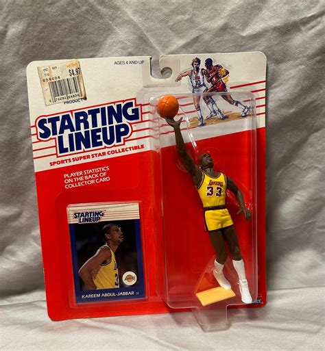 Kareem Abdul Jabbar 1988 Starting Lineup Sports Super Star Etsy