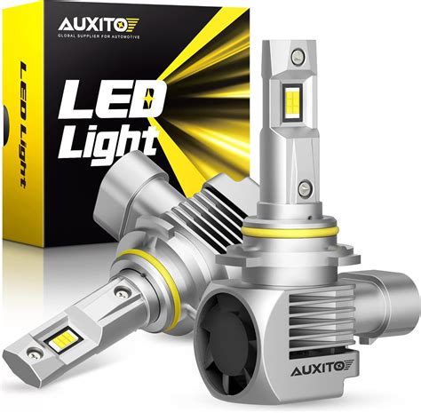 AUXITO 9005 HB3 LED Headlight Bulbs 6000K White 100W 20000 Lumens 600