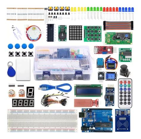 Kit Componentes Electrónicos Para Arduino Uno R3 Meses Sin Intereses