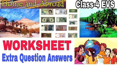 Worksheet Home And Abroad Class 4 Evs Extra Important Question