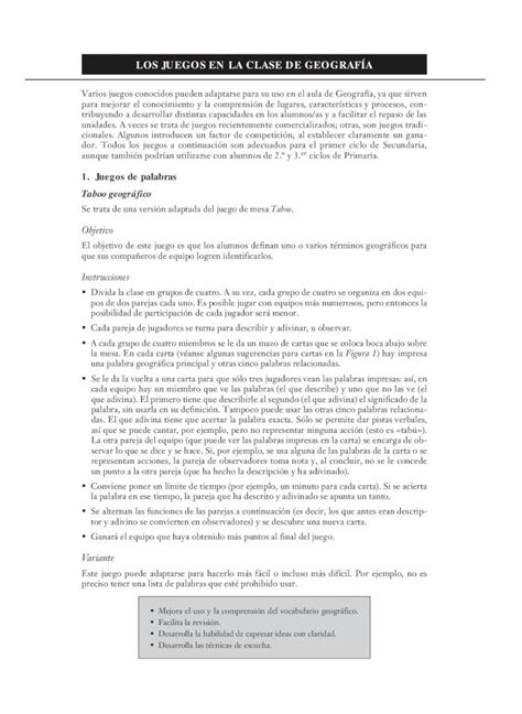 PDF Didáctica juegos geografía DOKUMEN TIPS