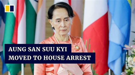 Myanmar’s ousted leader Aung San Suu Kyi moved to house arrest from ...