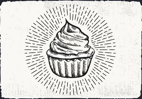 Free Hand Drawn Cupcake Background 140325 Vector Art At Vecteezy