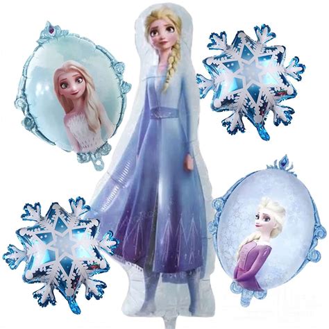 Buy La Fiesta Pc Frozen Foil Balloons For Frozen Birthday Decorations