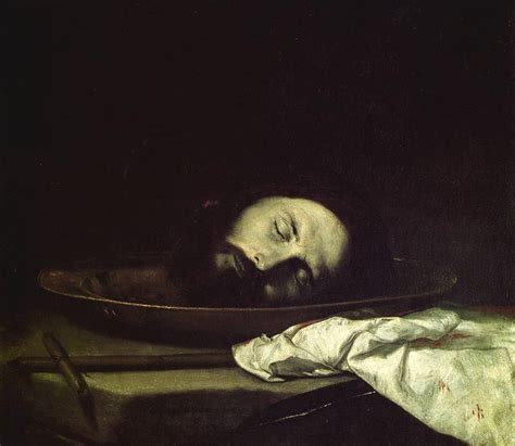 Paintings Reproductions Head Of The Baptizer By Jusepe De Ribera Lo