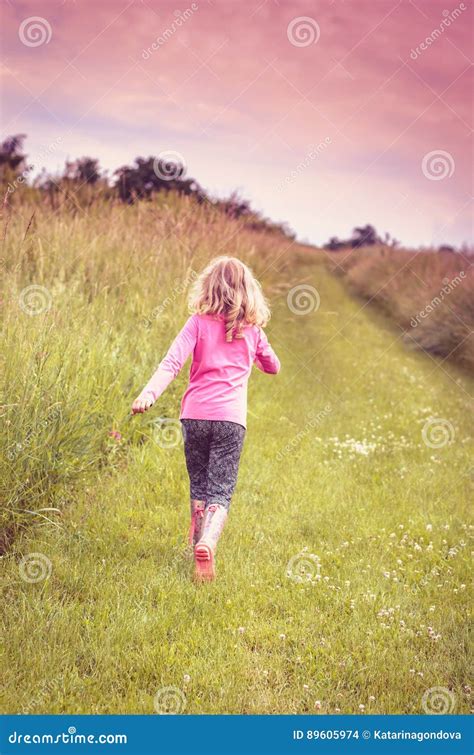 Girl Walking Alone Stock Photo Image Of Road Lonely 89605974