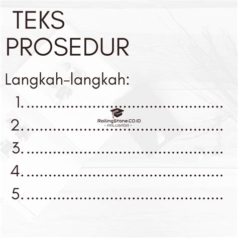 Contoh Teks Prosedur Beserta Analisisnya Sinau