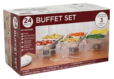 Buffet Set, 24-pc | Party City