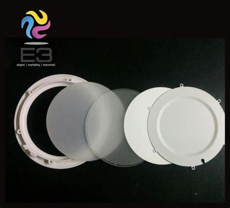 Aluminium 6W LED SLIM ROUND PANEL HOUSING Model Name Number E3H6WRD