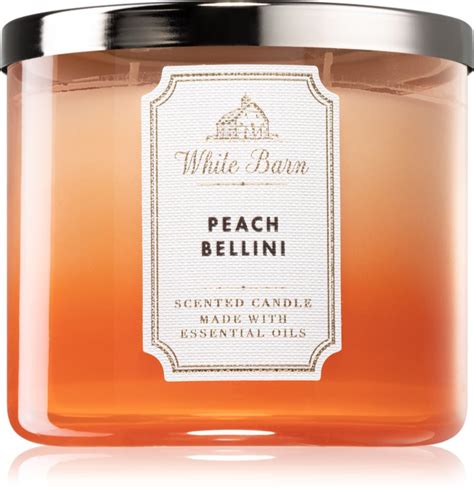 Bath Body Works Peach Bellini Scented Candle Notino Co Uk