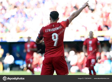 Dortmund Alemania Robert Lewandowski Polonia Durante Partido