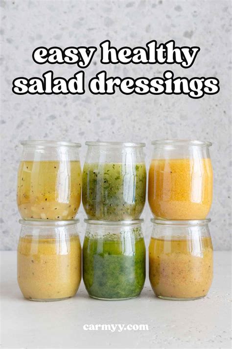 Healthy Salad Dressings - Carmy - Easy Healthy-ish Recipes