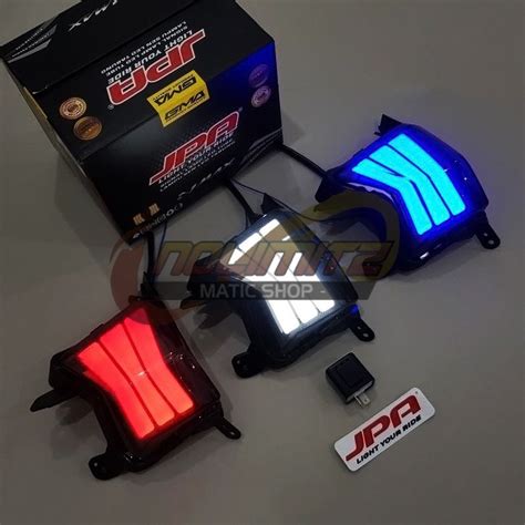 Jual Lampu Sein JPA Sen Sign Senja LED 3 In 1 Smoke Kanan Kiri Yamaha