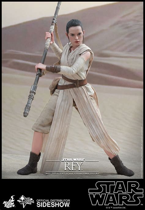 Star Wars Movies Star Wars Episode VII Movie Masterpiece Action Figure 1 6 Rey By Hot Toys