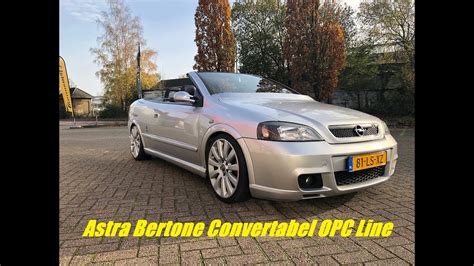 OPEL ASTRA BERTONE CABRIO OPC LINE YouTube