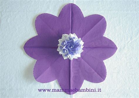 Video Come Realizzare Fiore Carta Origami Rosa Mamma E Bambini