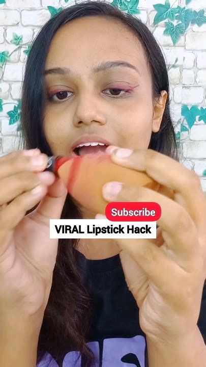 Shorts Viral Lipstick Hack🤯 Viral Shortsfeed Makeuphacks Hacks