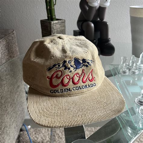 Corduroy Coors Snapback Hat One Size Fits Most Worn Depop