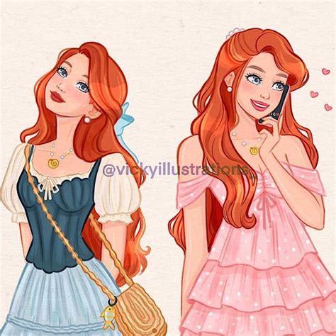 Francisca 🌻 On Instagram Modern Ariel 🐚🍴 Since Last Year That I