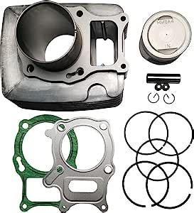 Jinfannibi Cylinder Piston Ring Gasket Top End Rebuild Kit Compatible