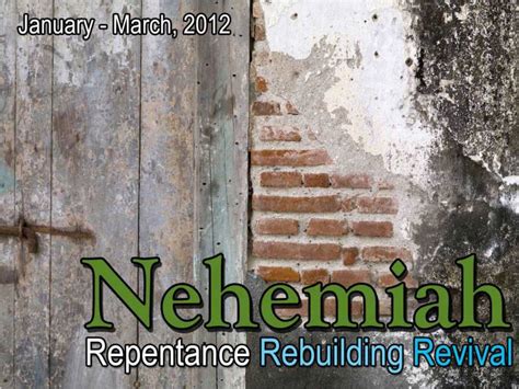 Nehemiah Sermon Series – Steve Rice