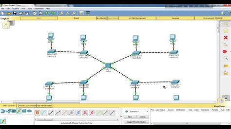 How To Create Hybrid Topology Using Packet Tracer Youtube Images And