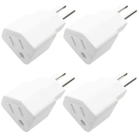 Adaptador Tomada Americana Brasileira Pinos A Branco No Shoptime