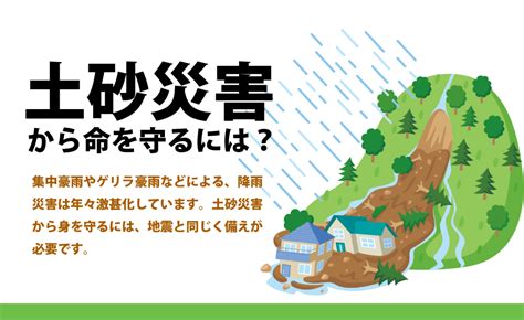 土砂災害から命を守るには｜あんしんの殿堂 防災館 Yahoo店