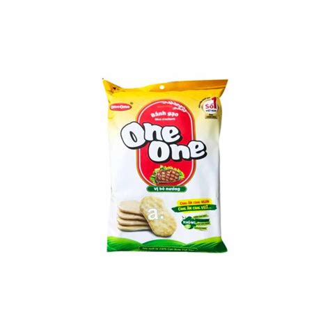 One One Rice Crackers Bbq 150g