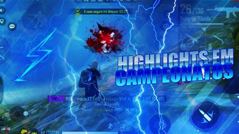 HIGHLIGHTS EM CAMPEONATOS Galaxy A20 Free Fire YouTube