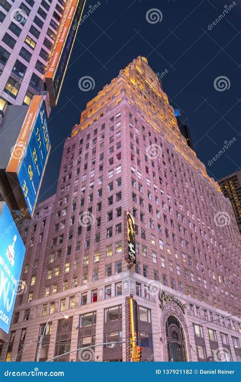 The Paramount Building Editorial Photography Image Of Broadway 137921182