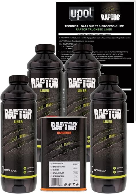 Buy UPOL Raptor Black Bed Liner Texture Coating 4 Liters New Online