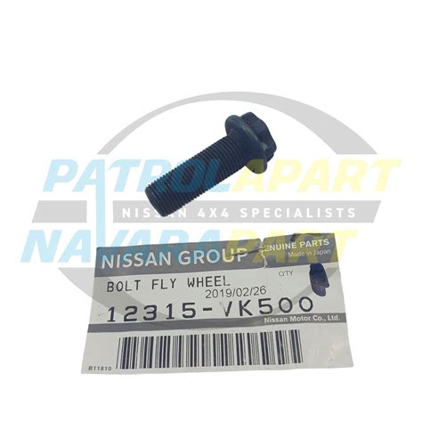 Genuine Nissan Navara D22 D40 Mnt Thai Yd25 Flywheel Bolt