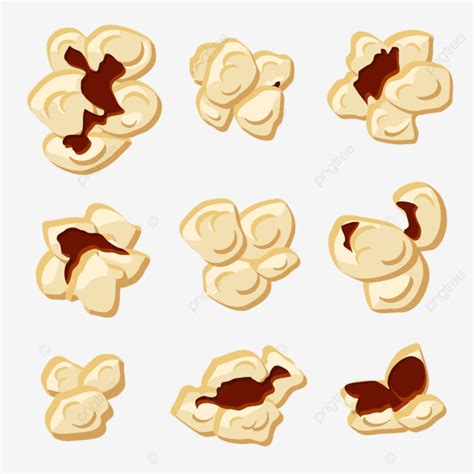 Corn Kernel Vector Hd Images Popcorn Kernels Snack Kernel Corn Roast