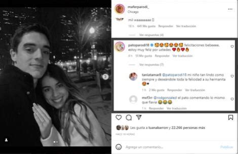 Patricio Parodi Instagram Felicita A Su Hermana Mafer Parodi Por Boda