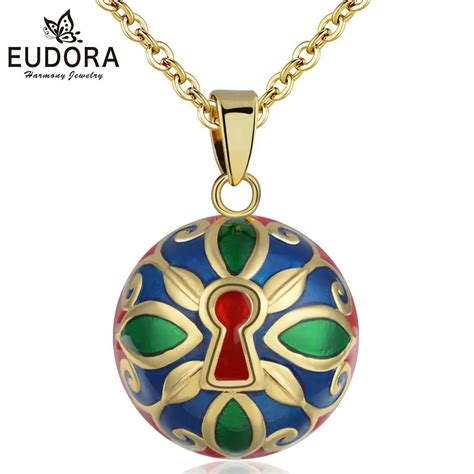 Eudora New Original Baroque Harmony Necklace Pregnancy Ball Pendant