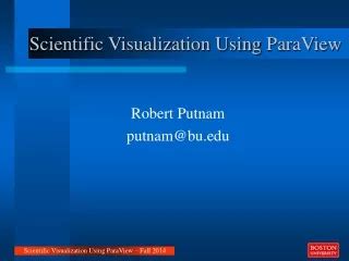 Ppt Co Processing With Paraview Hpc Visualization With Paraview