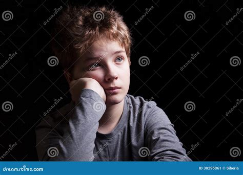 Adolescent Triste Image Stock Image Du Charg Malheureux