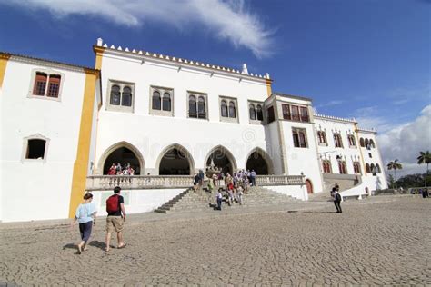 Sintra National Palace Near Lisbon Stock Photo - Image of moorish, city ...