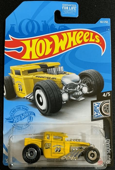 Hot Wheels Bone Shaker Yellow Rod Squad Walmart